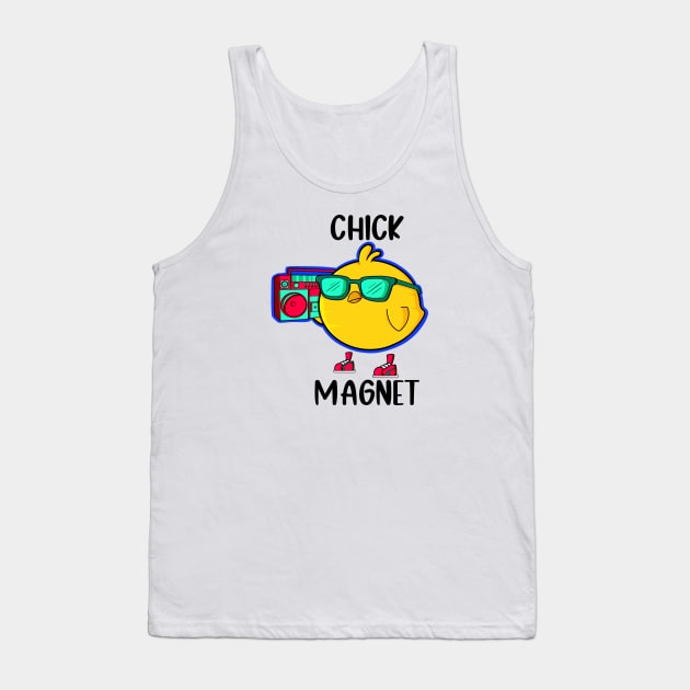 Chick Magnet Tank Top by Art by Nabes